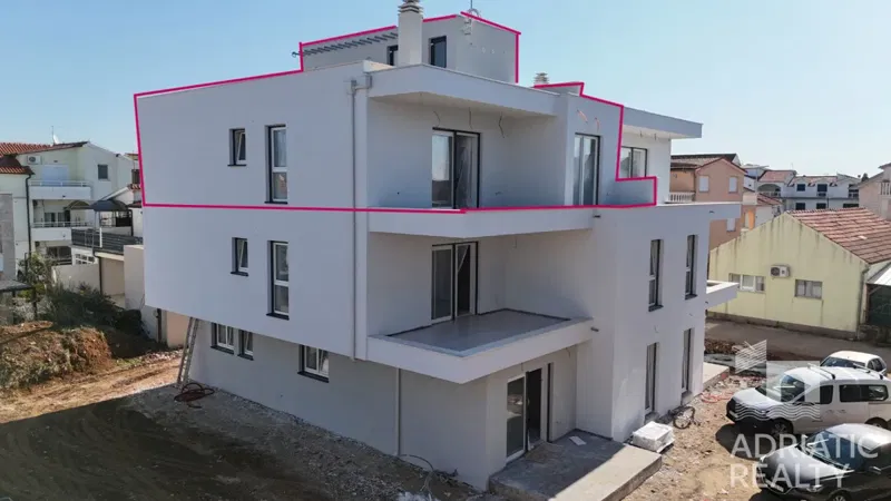 Vodice, three-bedroom apartment with a rooftop terrace in a new building, 131.5 m2 – 2