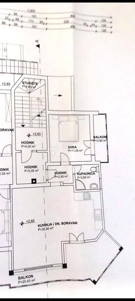 Flat Makarska, 70m2 – 2