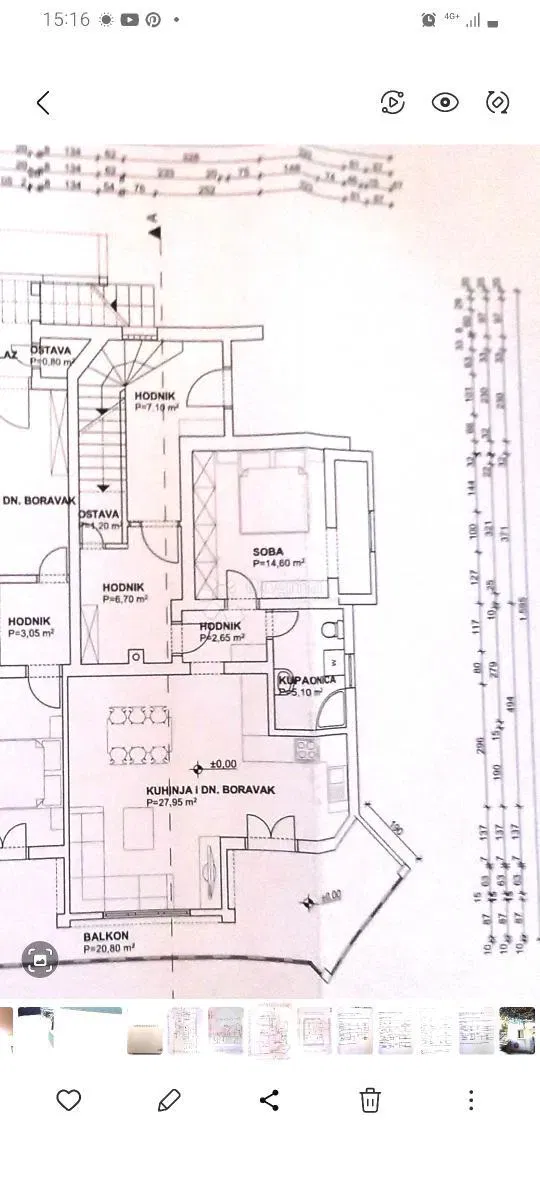 Lakás Makarska, 70m2 – 2