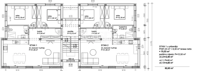 Zara, Sukošan - appartamento al piano terra con giardino, a 200 m dal mare – 3