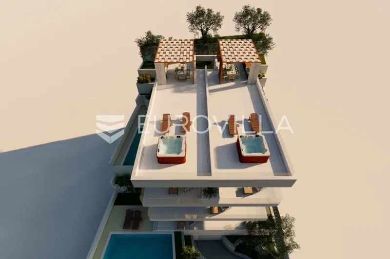 Omiš Riviera, luxury penthouse with roof terrace – 3