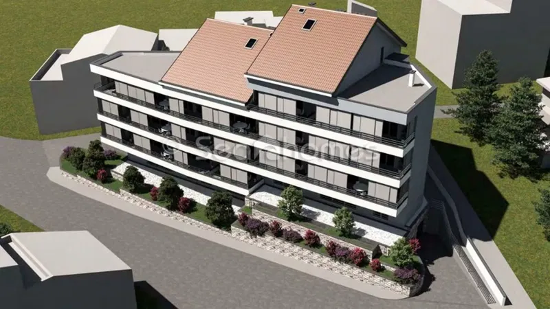 Penthouse s velikom terasom, Baška Voda