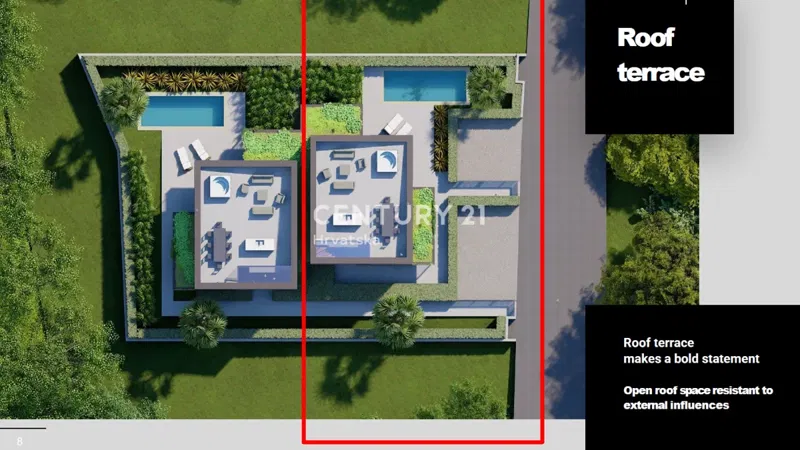 POREČ. NEW MODERN SEMI-DETACHED HOUSE WITH A POOL FOR SALE ONLY 1500 M FROM THE CITY CENTER – 2