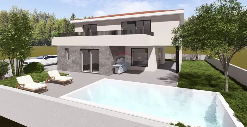 Building plot Malinska, Malinska-Dubašnica, 573m2 – 2