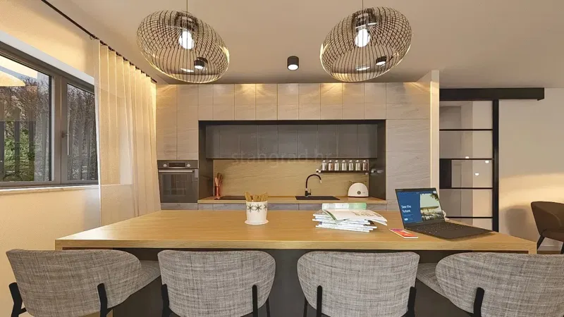 Vrbnik, three-bedroom apartment on the 1st floor of a new building with a view! – 2