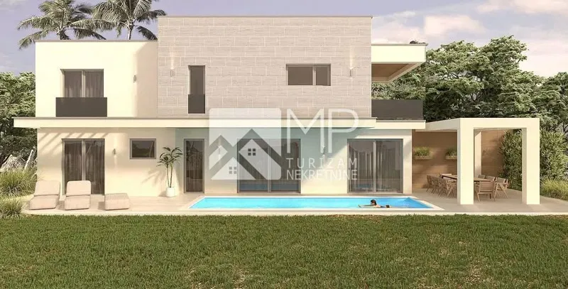 Ližnjan – Building land 523 m² with a final permit for a villa with a swimming pool – 3