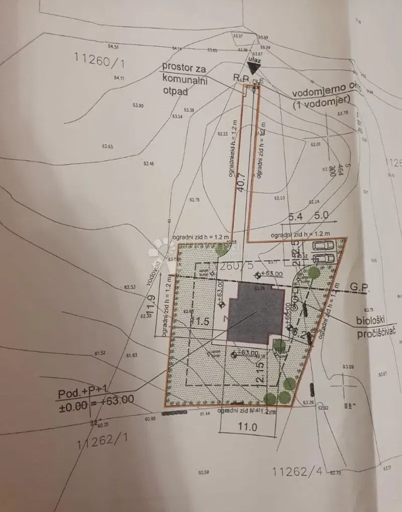 Terreno edificabile Njivice, Omišalj, 1.089m2 – 3