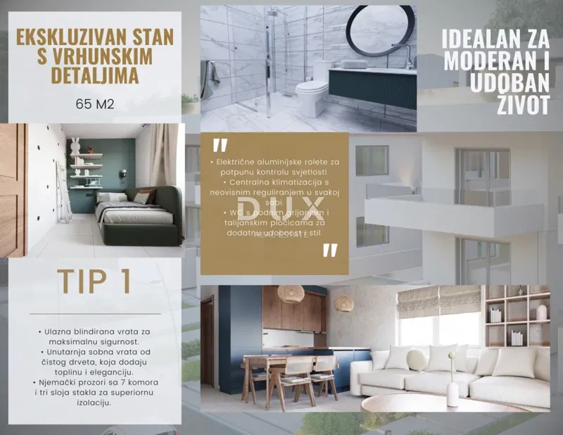 ISOLA DI PAG, PAG - esclusivo appartamento 2 camere da letto + soggiorno in un NUOVO EDIFICIO + terrazza! OCCASIONE! – 2