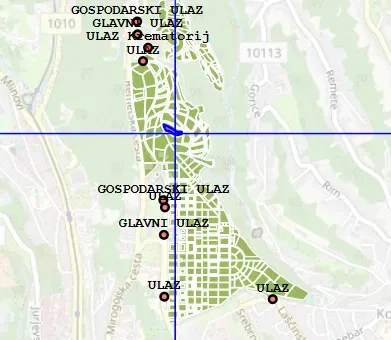 Tomba Mirogoj, Gornji Grad - Medveščak, 3m2 – 3