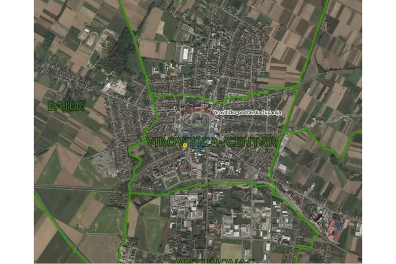 Grundstück Centar, Virovitica, 922m2