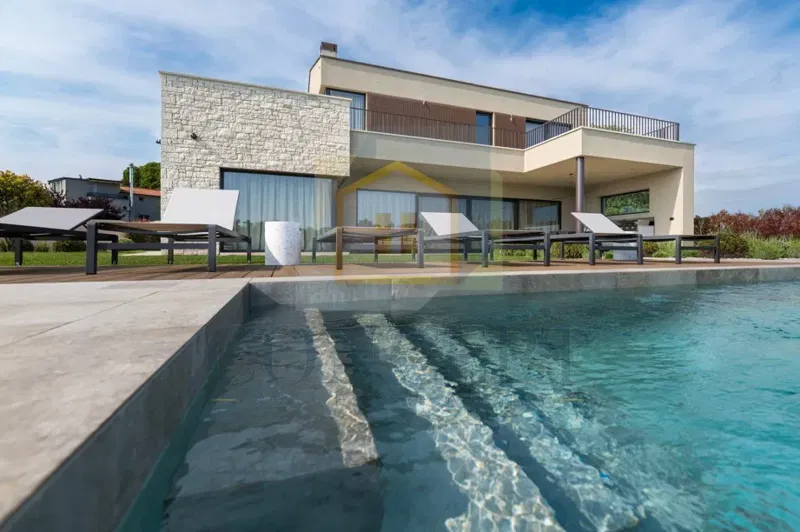 Poreč, dintorni, splendida villa moderna con piscina e giardino, 7 km dal mare – 3
