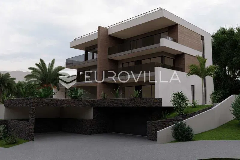 Rijeka, Kantrida, modern three-room apartment 88.88 m², sea view – 2