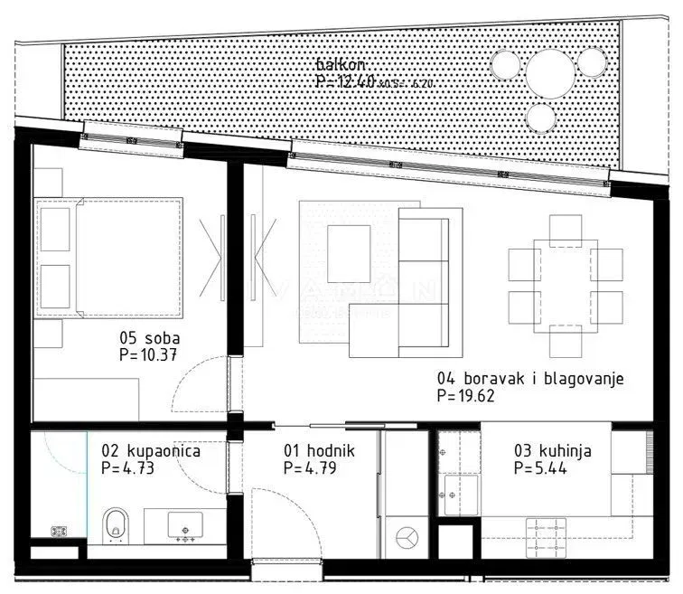 Apartment Poreč, 52m2 – 2