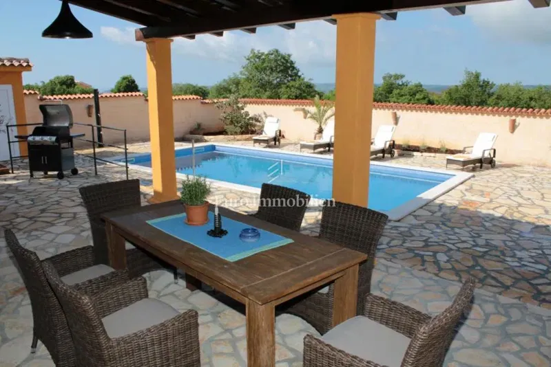 Istria, Labin – Villa with heated pool and sea view – 3