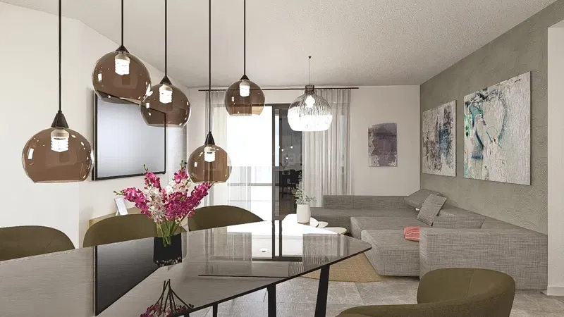 Vrbnik, modern apartman egy új épület 1. emeletén, tengerre néző kilátással! – 3