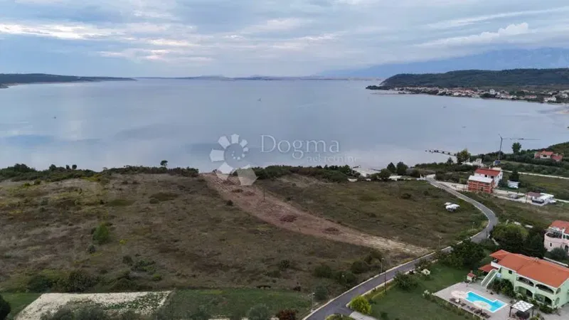 Ljubač | Tengerparti 1. sor – építési terület 2823 m2 – 2