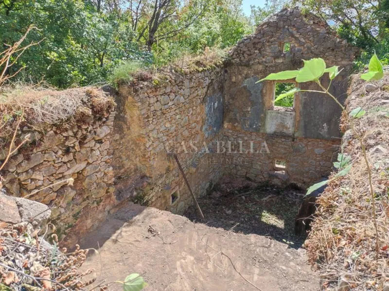 Hreljin, ruševna kuća sa poljoprivrednim zemljištem 1650m2 – 2
