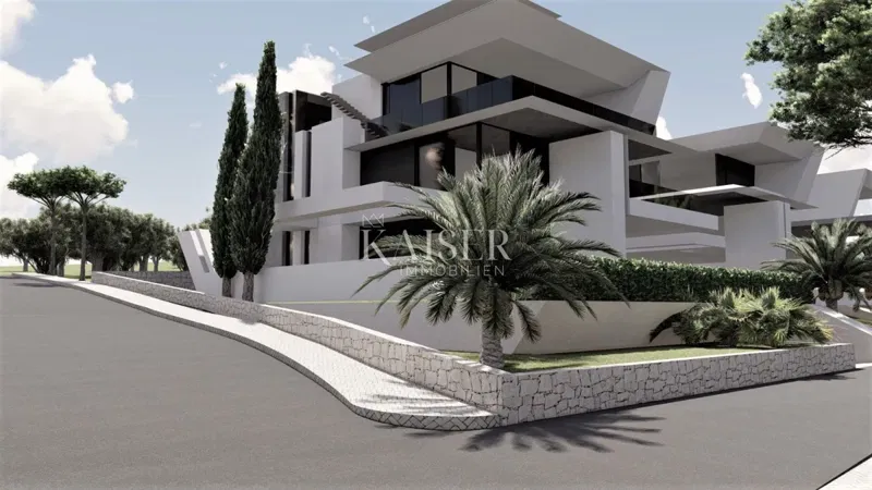 Isola di Krk, Njivice - appartamento 2 camere da letto + soggiorno, 101m2, nuova costruzione – 3