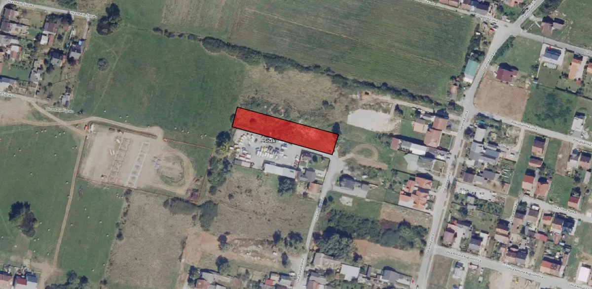 Građevinsko zemljište: Sisak (Zeleni brijeg), 2.551 m2