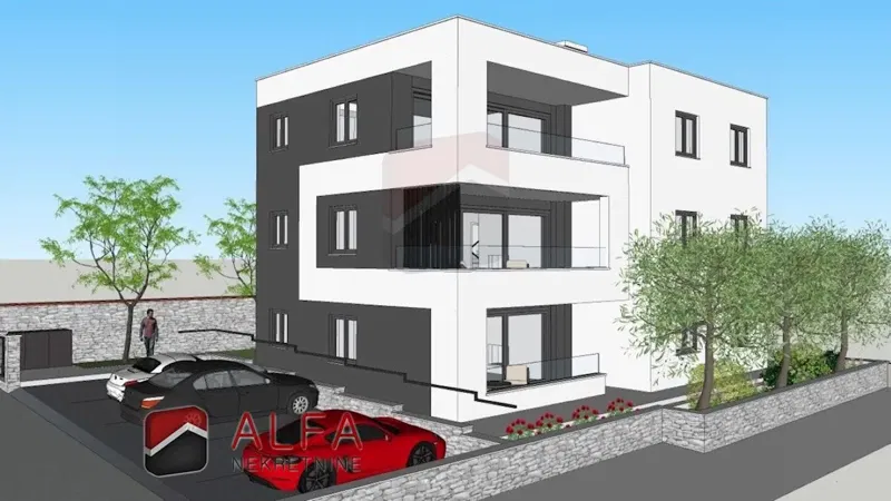Vodice, na sprzedaż nowe mieszkanie, pierwsze piętro, 40 m od morza – 2