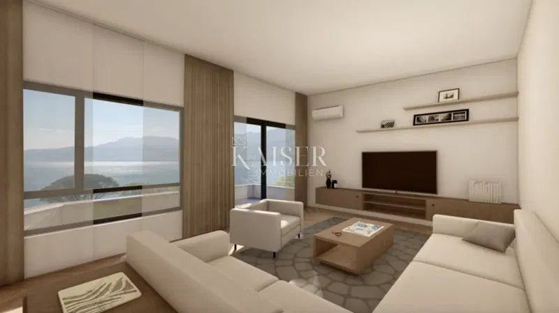 Rijeka, Bivio – Appartamento (4) con 3 camere da letto, terrazza e splendida vista a 100 m dal mare – 3