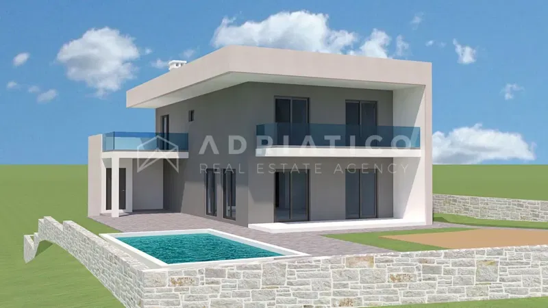 Rovigno,dintorni, casa indipendente con piscina in fase di costruzione – 2