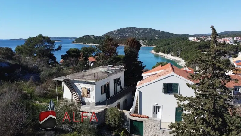 Croatia, Tribunj – two adjacent houses with panoramic sea views for sale – 2