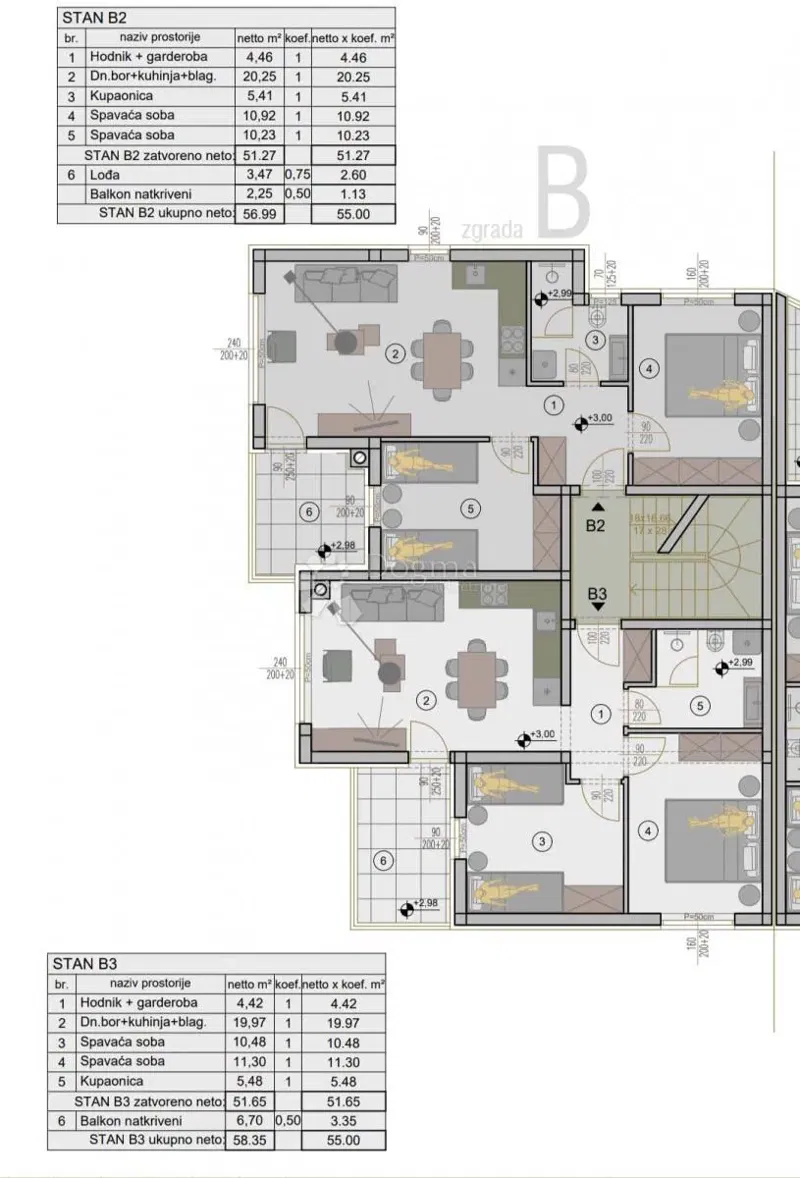 Flat Valdebek, Pula, 78,99m2 – 3