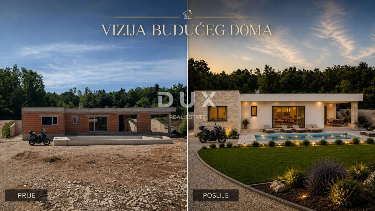 ISTRIA, LABIN - Casa nel bosco (incompiuta), vicino a Labin, 152m2