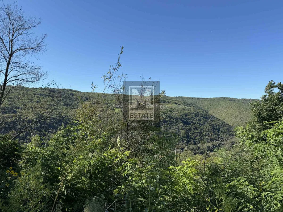Motovun, okolica, građevinsko zemljište sa prekrasnim pogledom