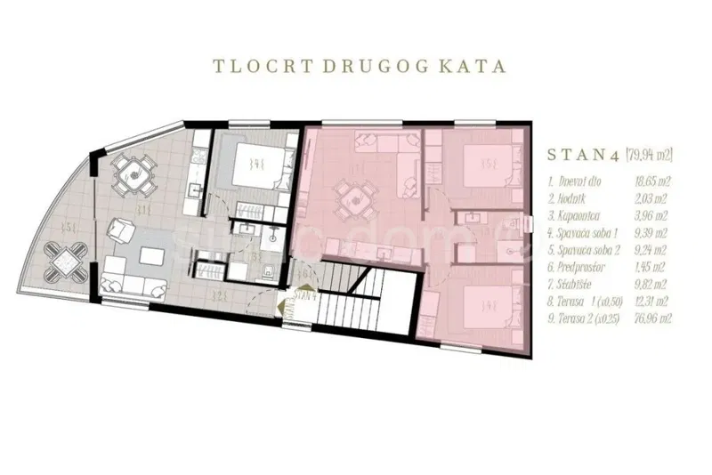 Квартира Podstrana – 3