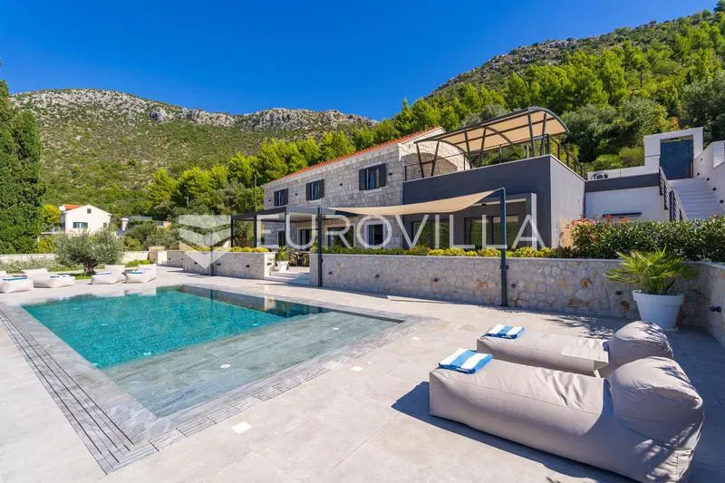 Dubrovnik surroundings, stunning stone house with pool and views – 2