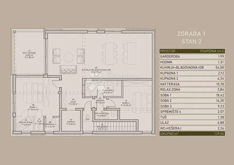 Lakás Poreč, 99m2 – 2