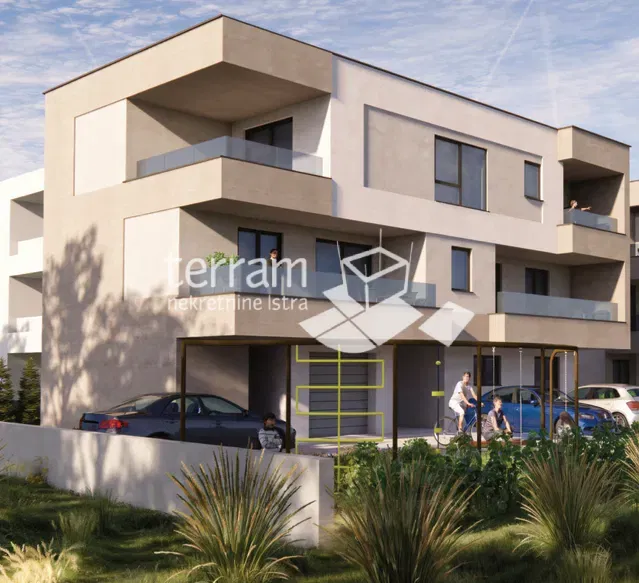 Istria, Pola, Busoler, appartamento 52,20 m2, 1 soggiorno + 1 camera da letto, giardino 46 m2, #vendita – 3