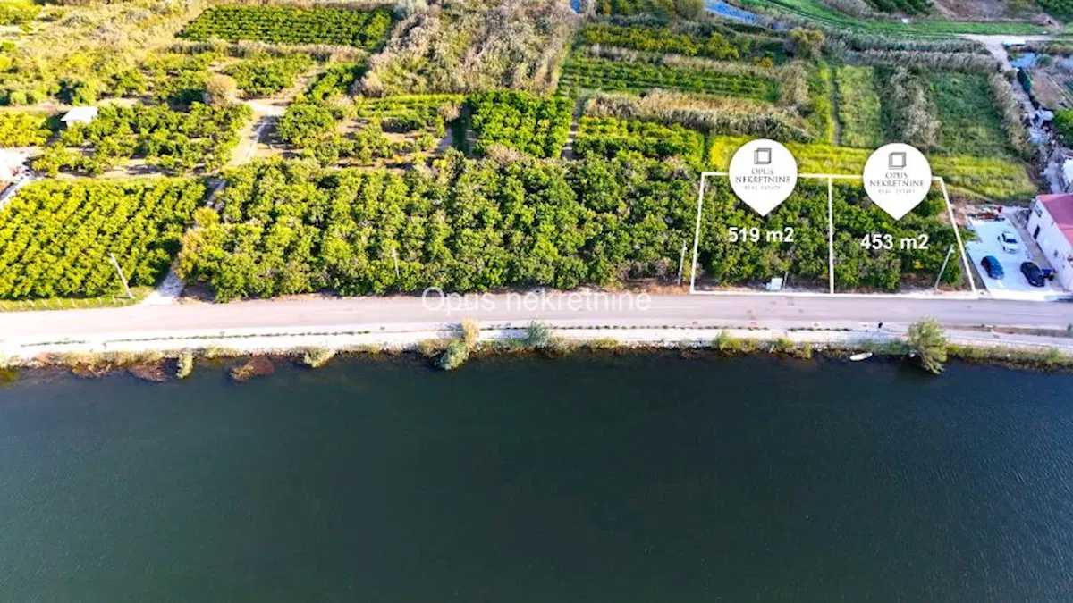 Opuzen - građevinsko zemljište 519m2