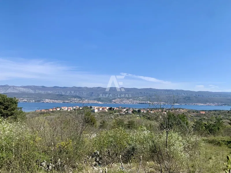 Šilo, okolica, građevinsko zemljište sa pogledom na more! ID 646
