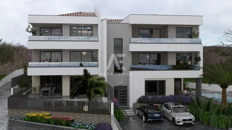 Vrbnik, Luksuzni apartman s pogledom na more! ID 645