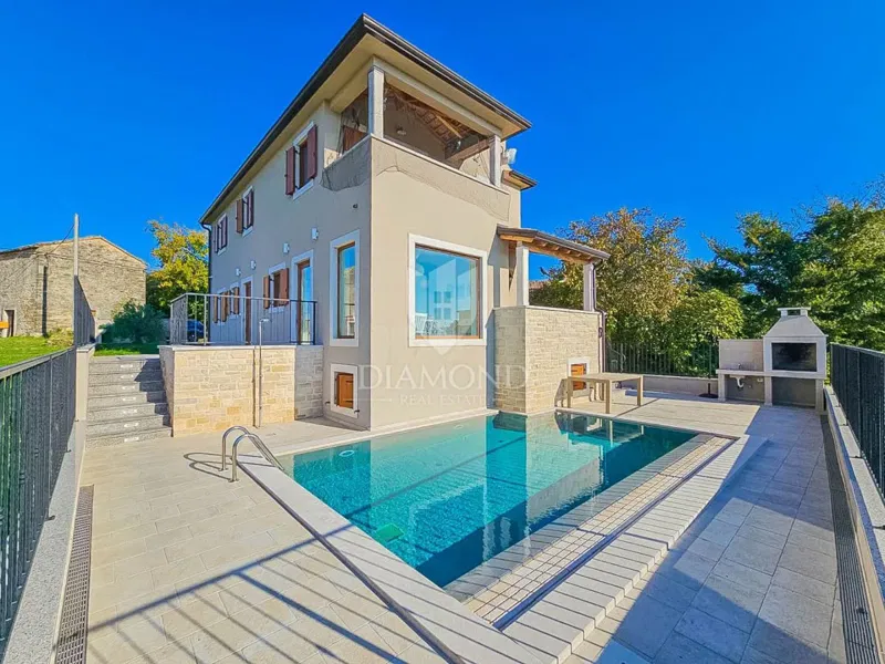 Buje! A beautiful villa with a pool and an open view! – 2