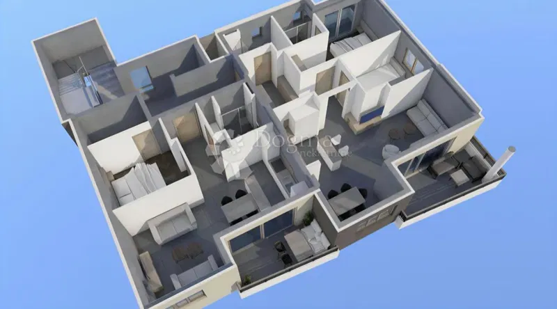 Квартира Makarska, 52,95m2 – 2