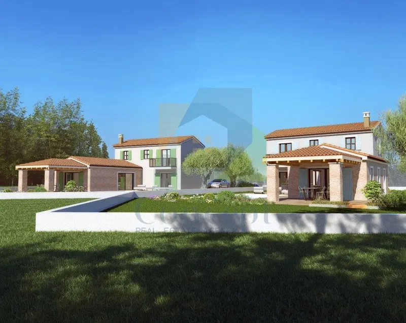 Poreč, Surroundings, Beautiful House with Pool and Sea View, 8 km from the Sea – 2