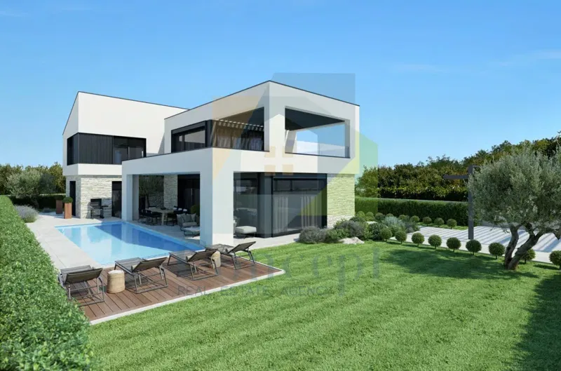 Poreč, Surroundings, Luxury Villa with Pool and Sea View, 5 km from the Sea – 2