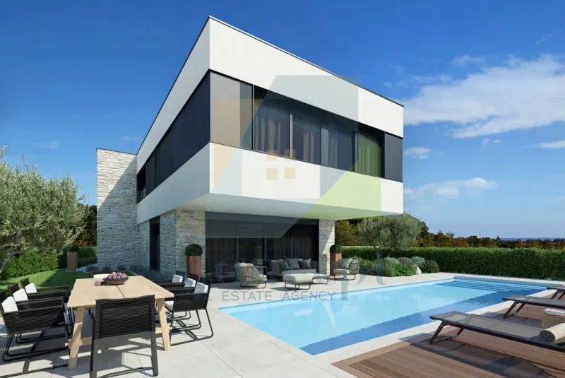 Poreč, dintorni, Villa di lusso con piscina e vista mare, 5 km dal mare – 2