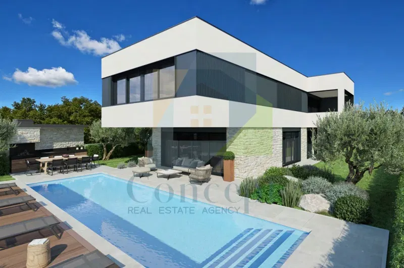 Poreč, dintorni, Villa di lusso con piscina e vista mare, 5 km dal mare – 3