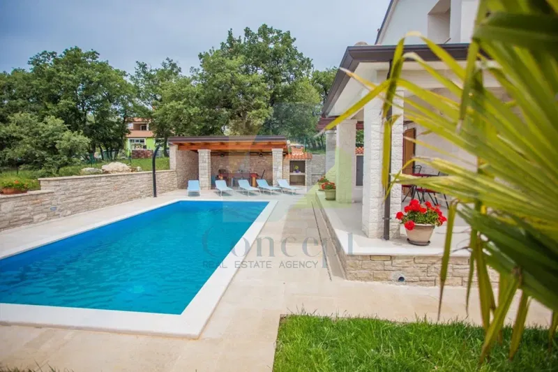 Poreč, Surroundings, House with Pool and Sea View, 10 km from the Sea – 3