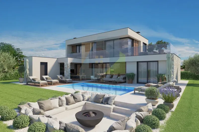 Poreč e dintorni, Lussuosa casa bifamiliare con vista mare, a 10 km dal mare – 2