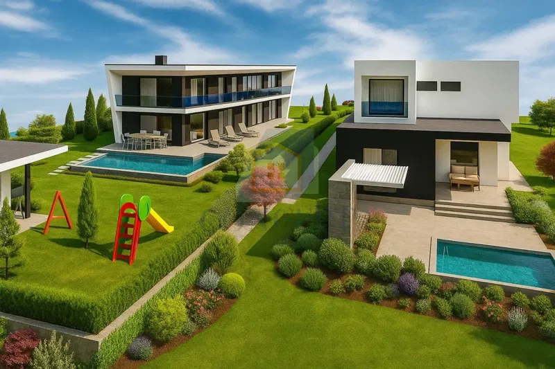 Poreč, dintorni, moderna villa di lusso con piscina, 12 km dal mare – 2