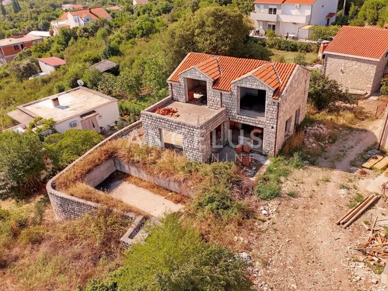 SNIŽENA CIJENA - Pelješac, Sreser, dvije kuće za renovaciju na odličnoj lokaciji – pogled more, PRODAJA