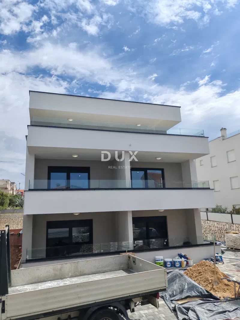 ISLAND OF PAG, MANDRE - Modern new building on the ground floor 80 meters from the beach! S2 – 3