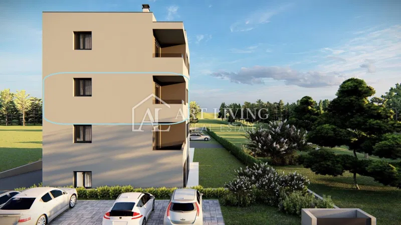 Poreč, okolica - prostorno dvosobno stanovanje v drugem nadstropju - NOVOGRADNJA – 2