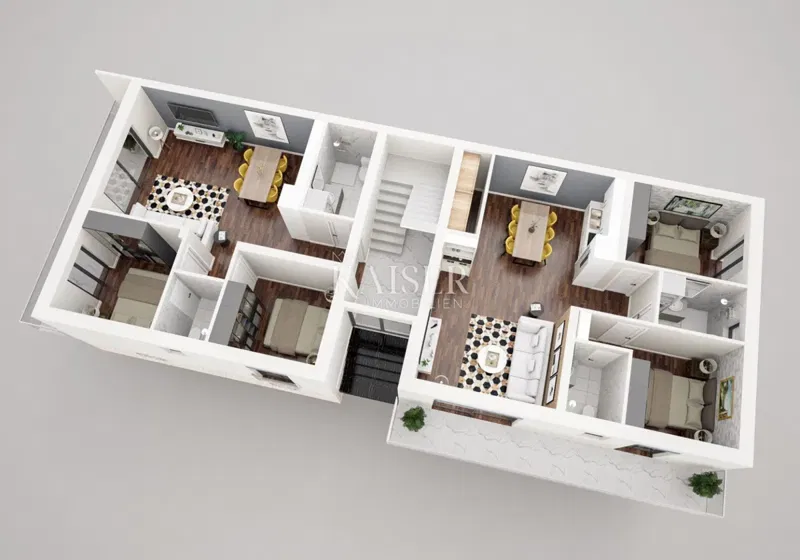 Istria, Umago, appartamento in un nuovo edificio, piano terra, 66,45 m2 – 2